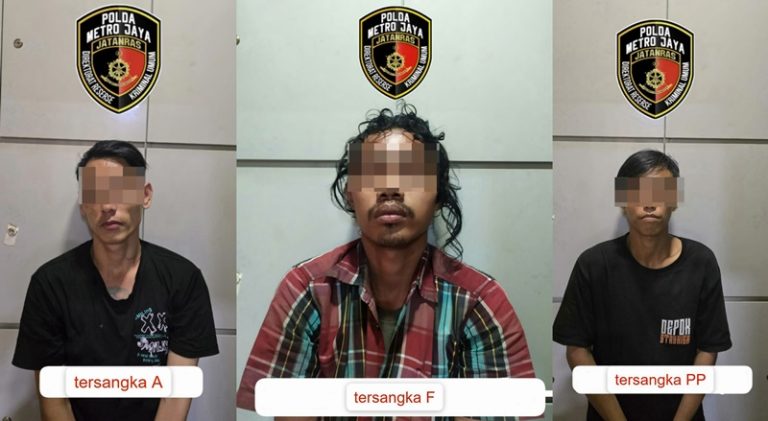 Jatanras Polda Metro Jaya Ringkus Tiga Pelaku Pemerasan Sopir Truk