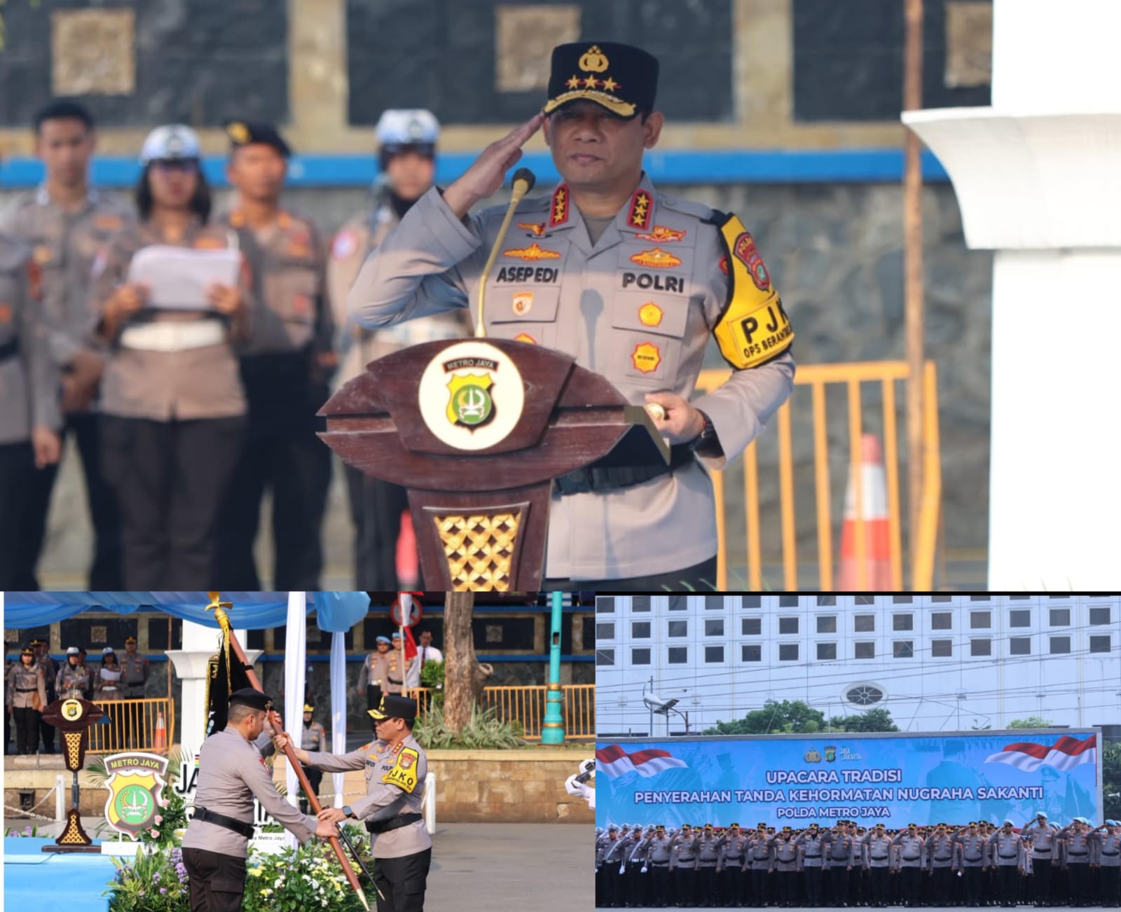 Polda Metro Jaya Terima Tanda Kehormatan Nugraha Sakanti, Kapolda: Amanah untuk Tingkatkan Pengabdian kepada Masyarakat