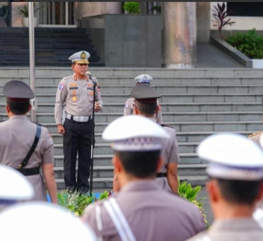 Kakorlantas Irjen Wibowo Lantik dan Sertijab Pejabat Utama, Tekankan Kolaborasi dan Ketangguhan